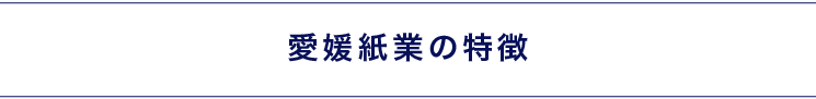 愛媛紙業の特徴